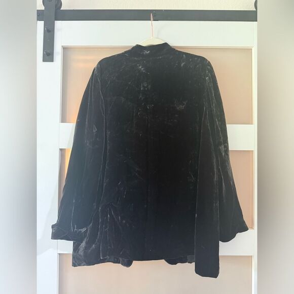 Soft Surrounding Afton Silk Velvet Jacket, Size XL - Picture 8 of 8